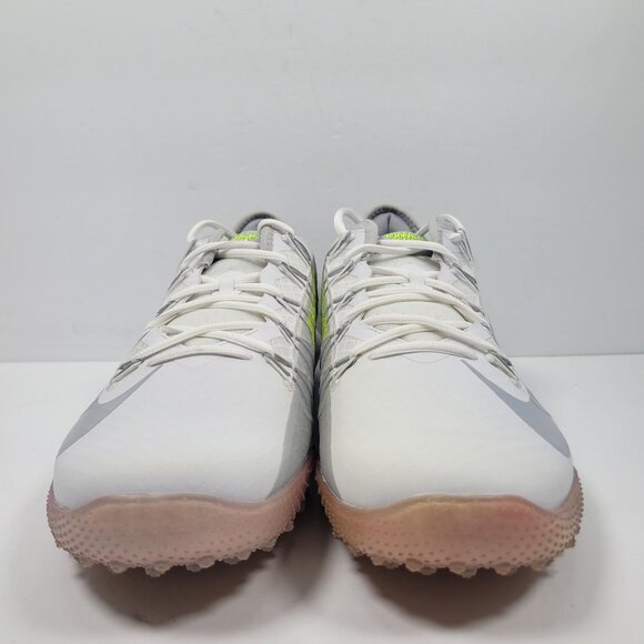 Nike Alpha Huarache 7 Pro TF Lax Men's White Gray Shoes CJ0235-101 US Sz 14 NWB - Picture 5 of 10